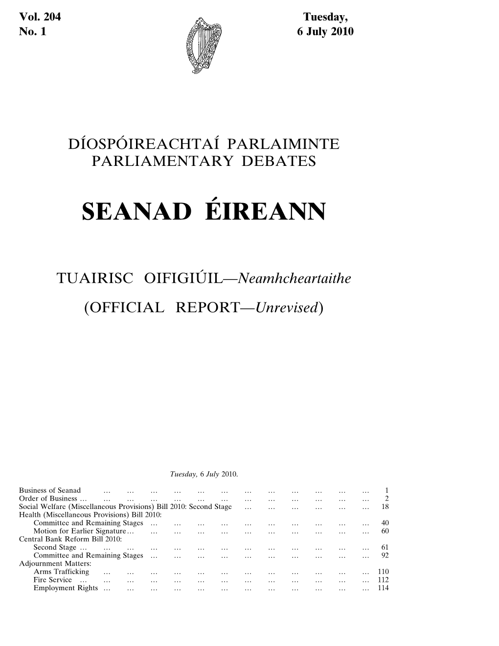 Seanad Éireann