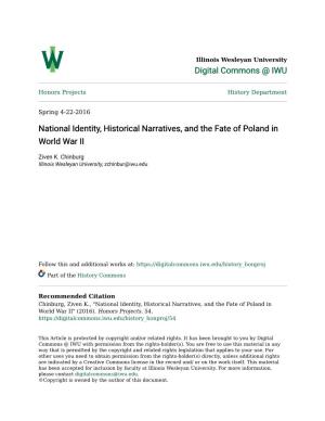 National Identity, Historical Narratives, and the Fate of Poland in World War II