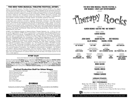 Therapy Rocks Program.Indd