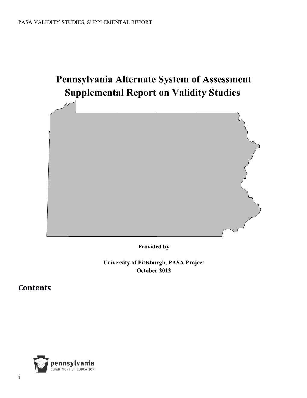 2012 Validity Supplemental Report