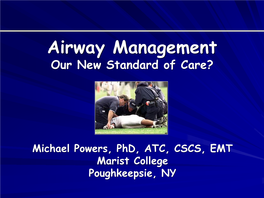 New Airway Management