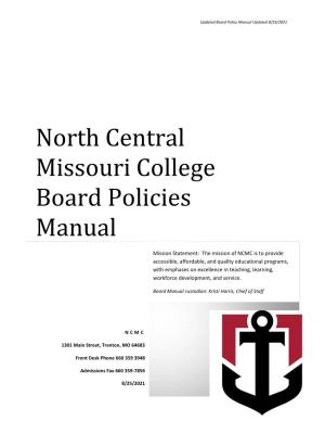 NCMC Board Policy Manual (PDF)