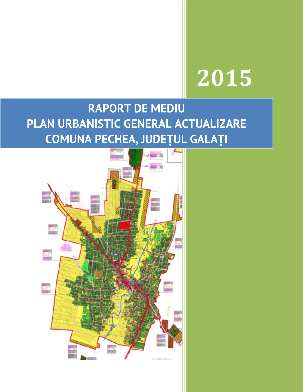 Raport De Mediu Plan Urbanistic General Actualizare Comuna