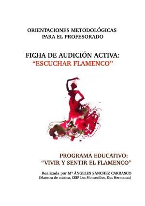 Ficha De Audición Activa: “Escuchar Flamenco”