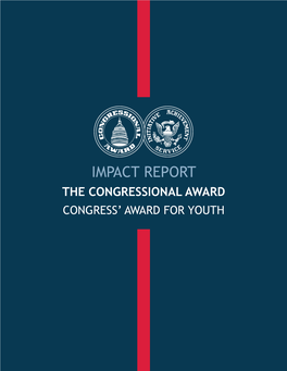 Impact Report the Congressional Award Congress’ Award for Youth Leadership Letter
