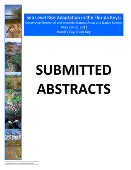 Submitted Posters & Abstracts