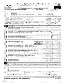 2019 990 Tax Form