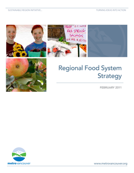 Regional Food System Strategy