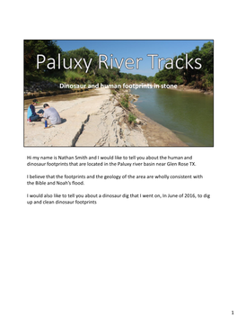 Paluxy River Tracks