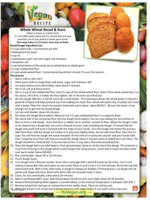Whole Wheat Bread & Buns