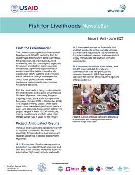 Fish for Livelihoods Newsletter