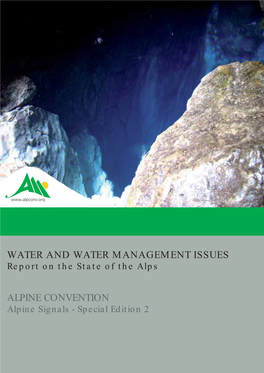 Water and Water Management Issues Alpine Convention | Water and Water Management Issues 127