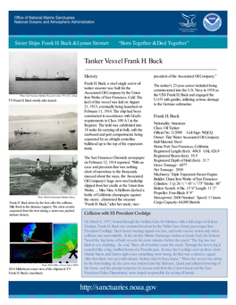 Tanker Vessel Frank H. Buck