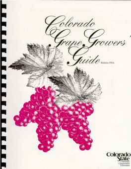 Colorado Grape Growers' Guide