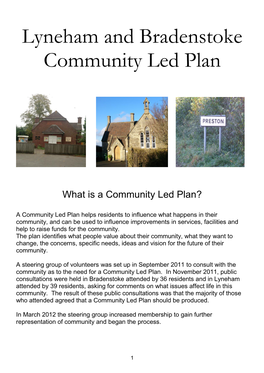 Lyneham and Bradenstoke Community Led Plan