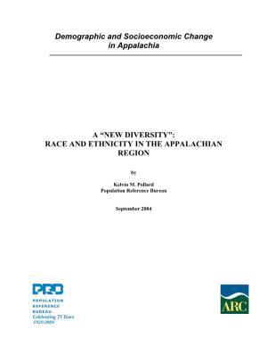 A "New Diversity": Race and Ethnicity in the Appalachian Region
