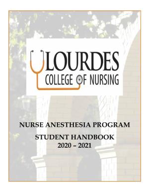 Nurse Anesthesia Program Students