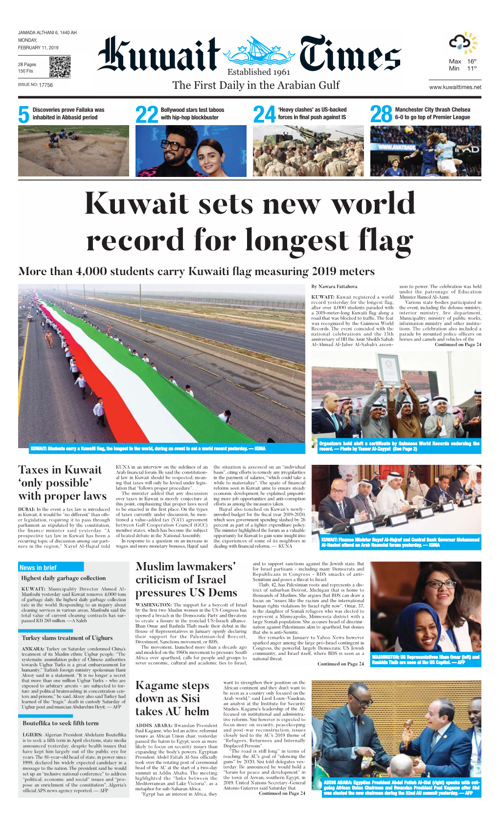 Kuwaittimes 11-2-2019.Qxp Layout 1