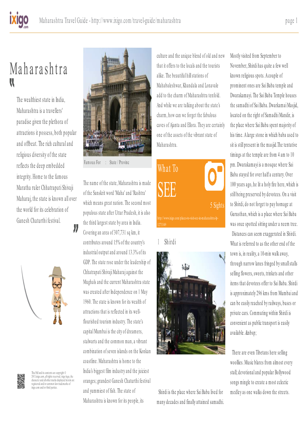 Maharashtra (State of Maharashtra) Travel Guide