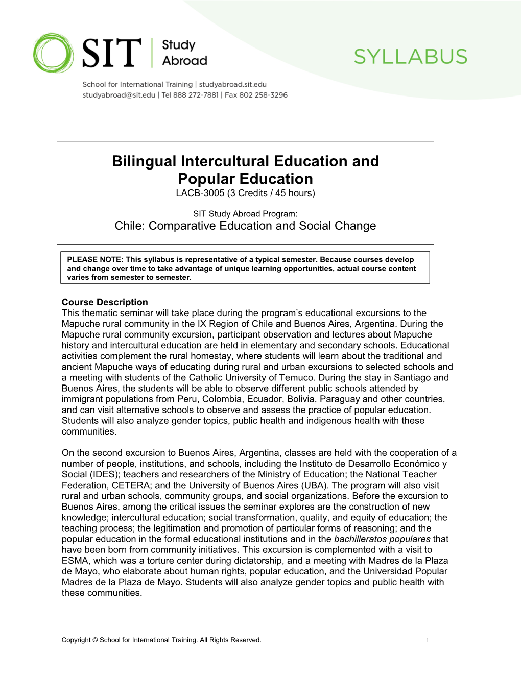 Bilingual Intercultural Education and Popular Education
