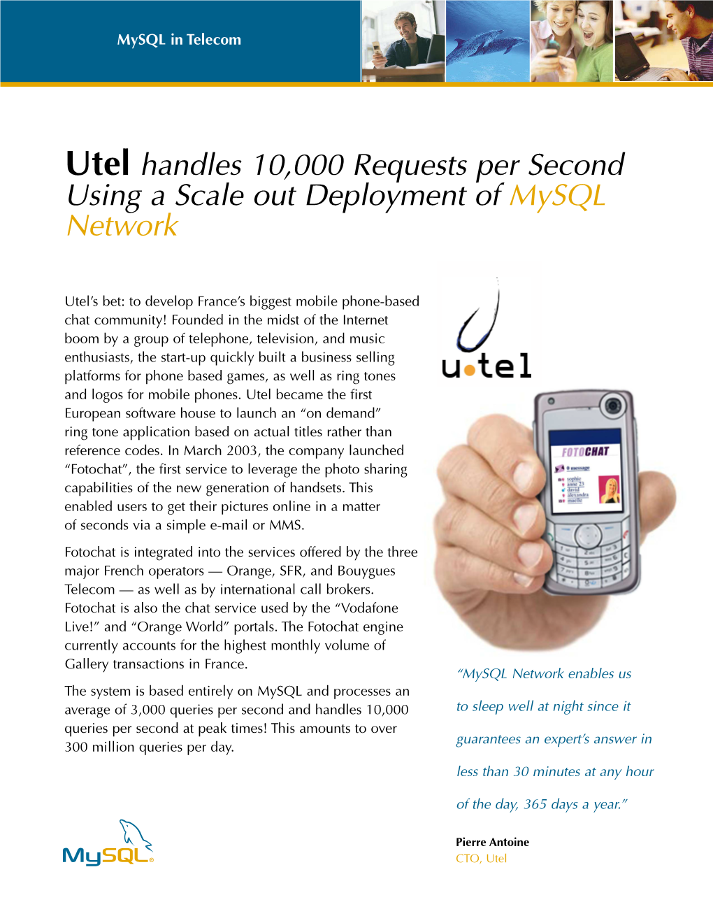 Utel Handles 10000 Requests Per Second