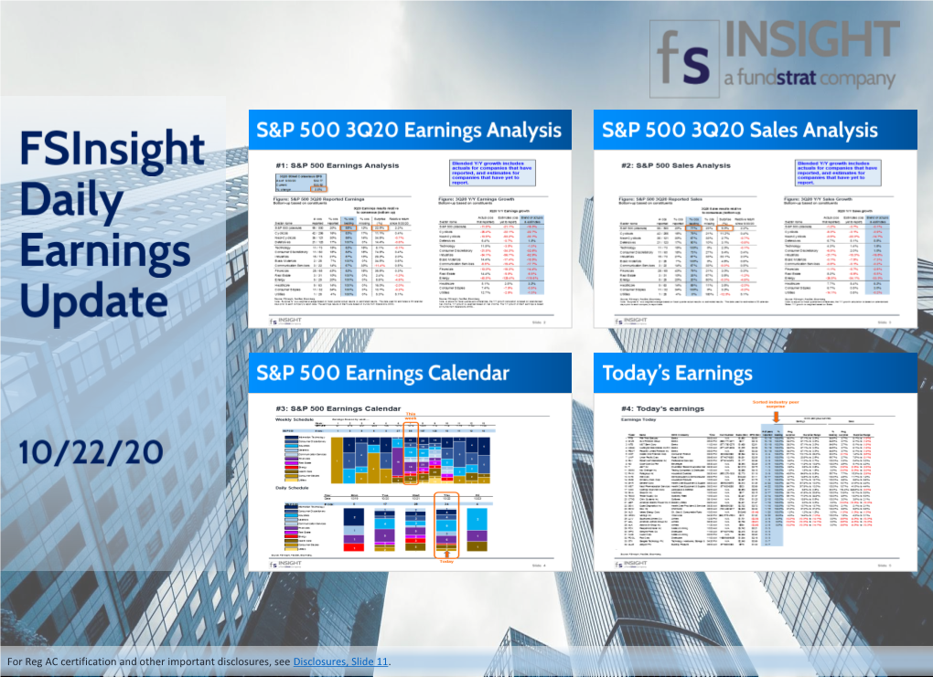 S&P 500 Earnings Analysis