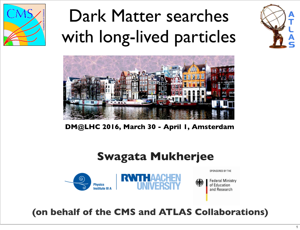 Dark Matter Searches with Long-Lived Particles