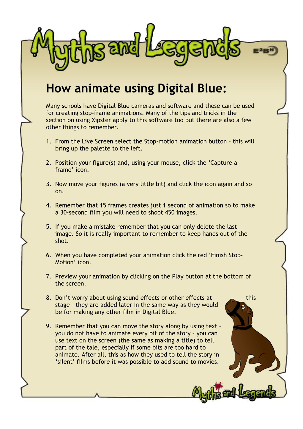 How Animate Using Digital Blue