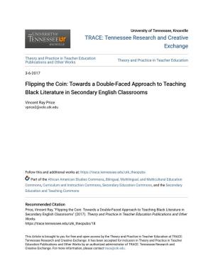 Towards a Double-Faced Approach to Teaching Black Literature in Secondary English Classrooms