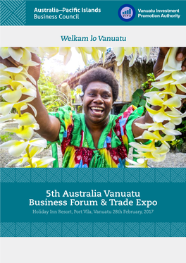 5Th Australia Vanuatu Business Forum & Trade Expo