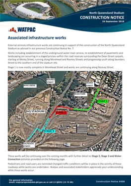 North Queensland Stadium Construction Notice 24 September