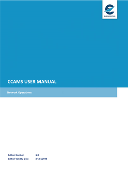 Ccams User Manual