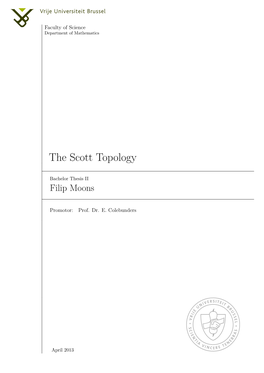 The Scott Topology