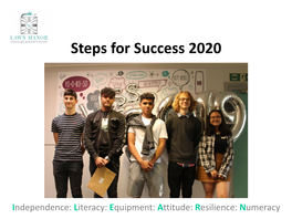 Steps for Success 2020
