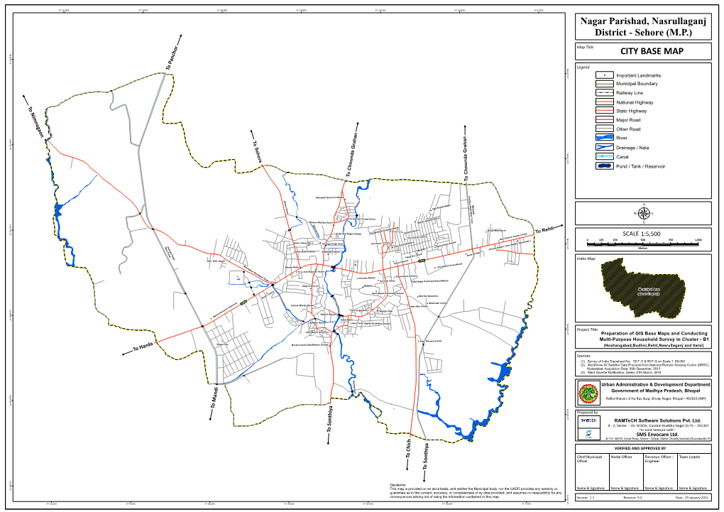 Nagar Parishad, Nasrullaganj District - Sehore (M.P.)