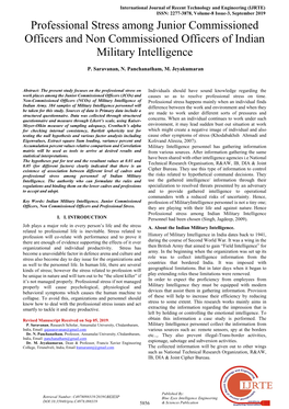 International Journal of Recent Technology and Engineering (IJRTE) ISSN: 2277-3878, Volume-8 Issue-3, September 2019