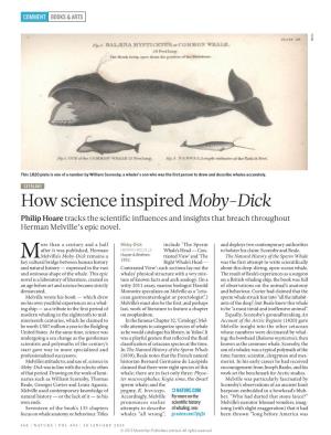 Moby-Dick Philip Hoare Tracks the Scientific Influences and Insights That Breach Throughout Herman Melville’S Epic Novel