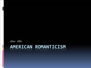 Amerian Romanticism