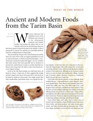 Ancient and Modern Foods from the Tarim Basin
