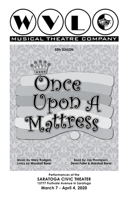 Once Upon a Mattress Program