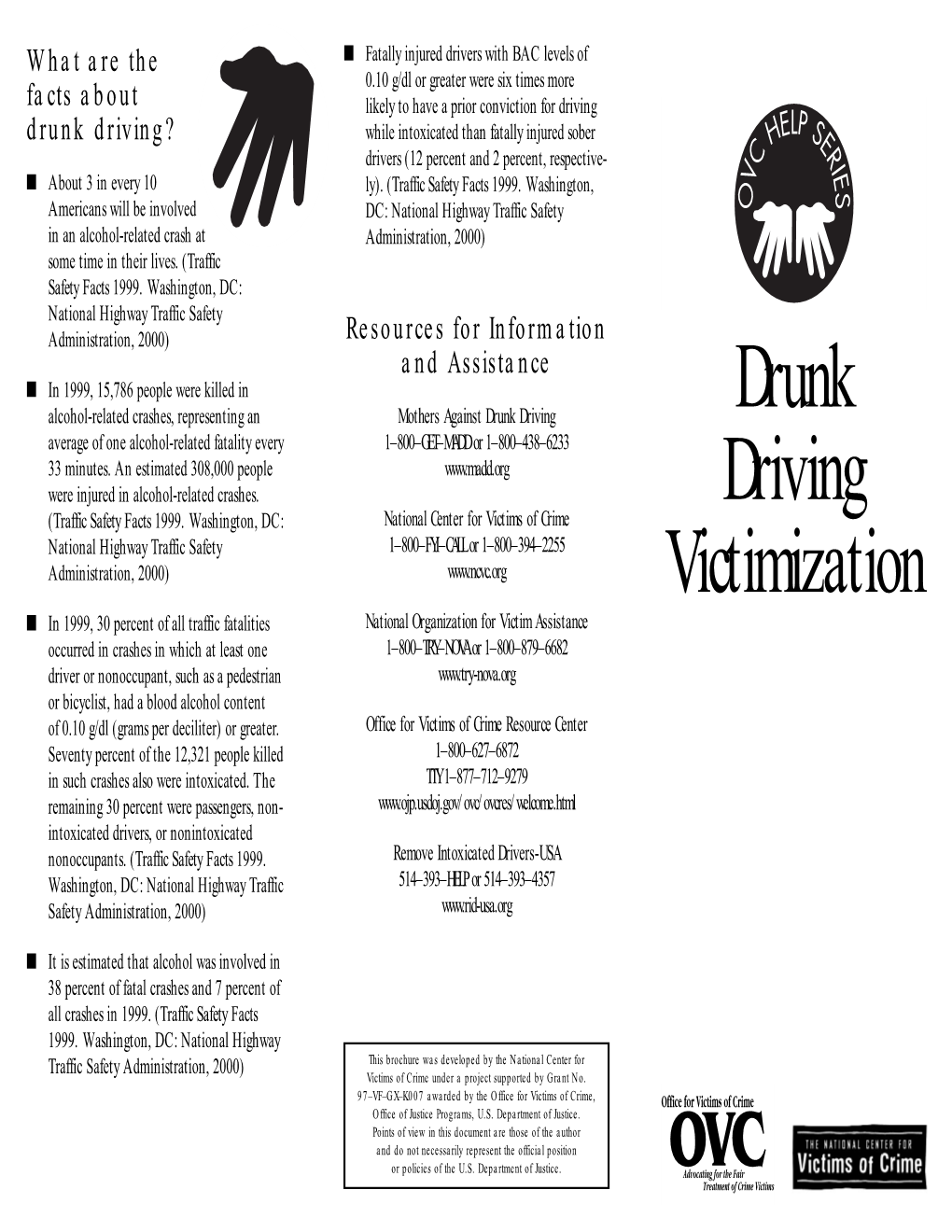 Drunk Driving Victimization