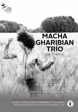 MACHA GHARIBIAN TRÍO Jazz (Francia) 423