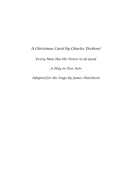 A Christmas Carol by Charles Dickens!