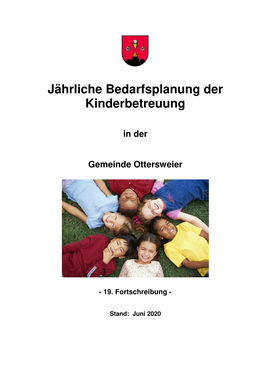 Kindergartenentwicklungsplan Fortschreibung 2020