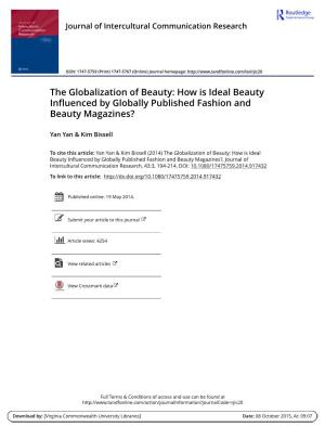 The Globalization of Beauty: How Is Ideal Beauty Influenced by Globally Published Fashion and Beauty Magazines?