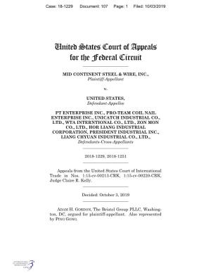 United States Court of Appeals for the Federal Circuit ______