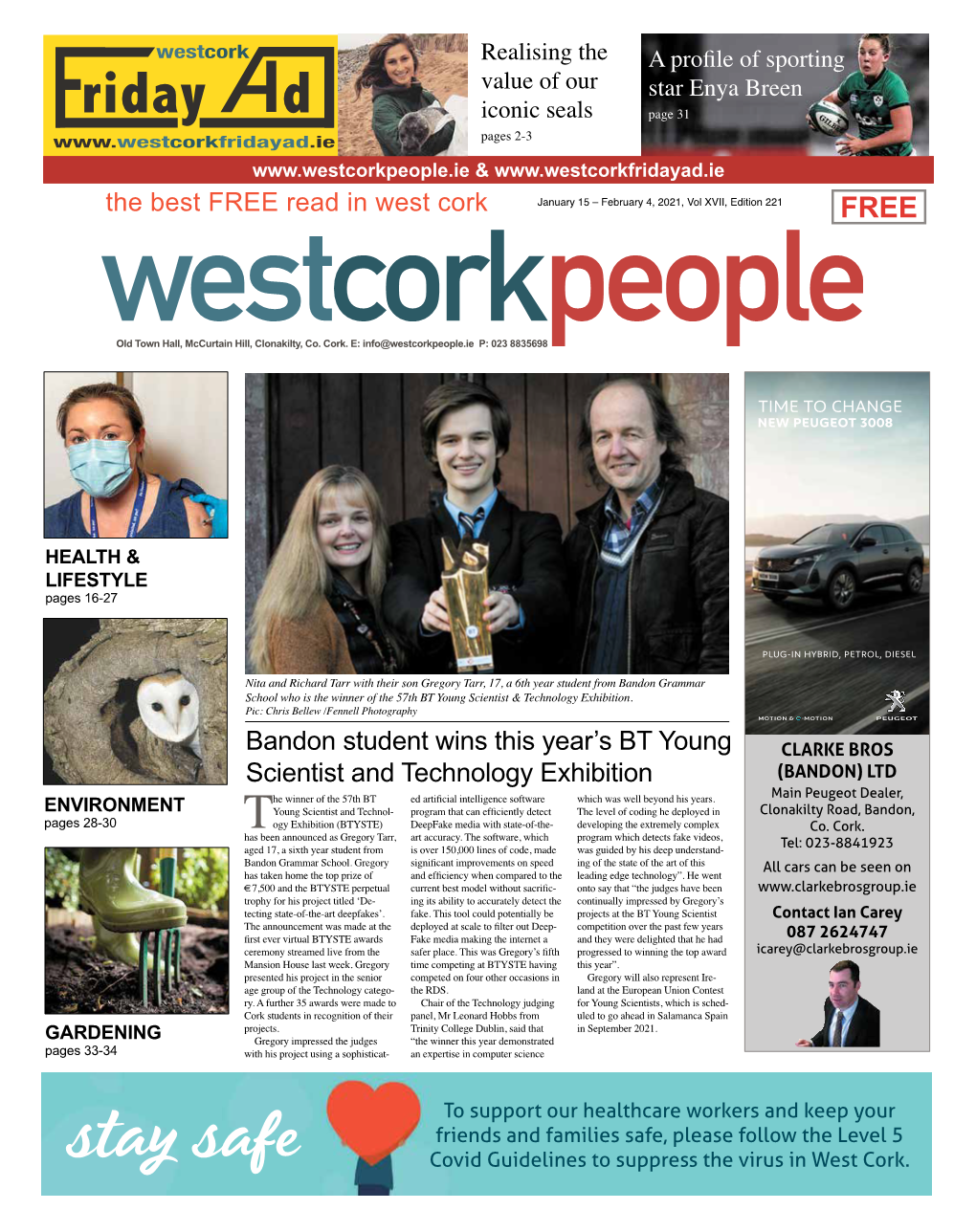 Bandon Student Wins This Year's BT Young Scientist and Technology