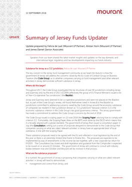 Summary of Jersey Funds Updater