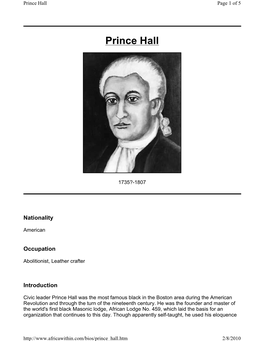 Prince Hall Grand – Lodge of Indiana