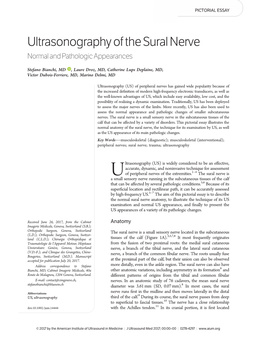 Ultrasonography of the Sural Nerve Normal and Pathologic Appearances